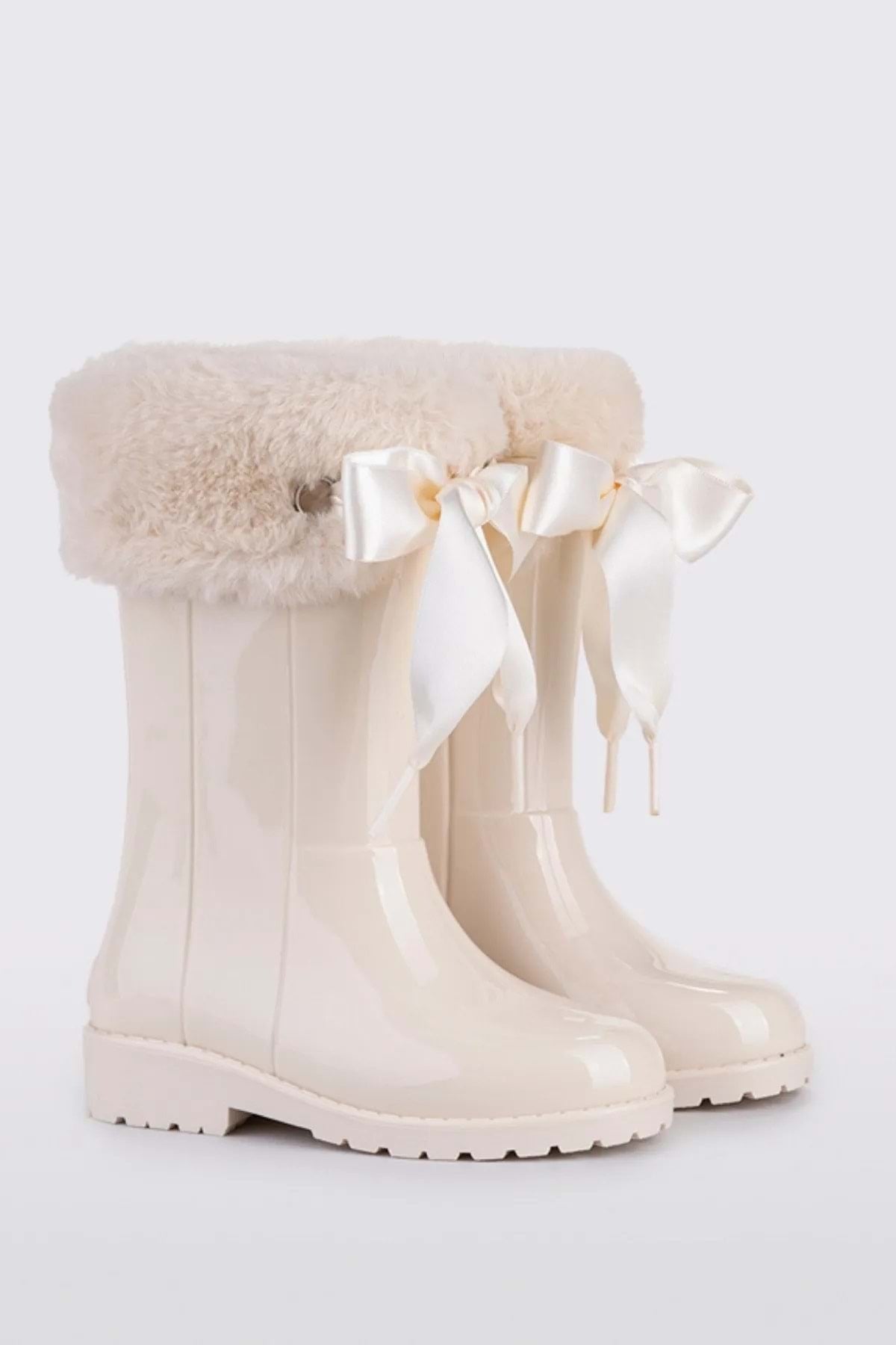 Igor Girl's Campera Charol Soft Boots - Nacar