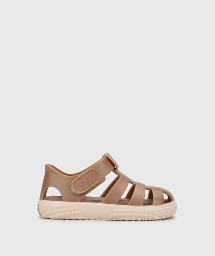 Igor Boy's And Girl's Bay Sandals - Taupe