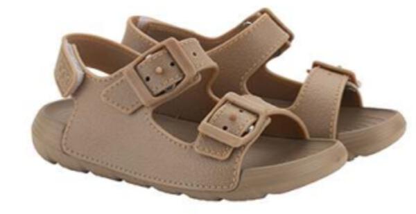 Igor Boy's and Girl's Maui MC Sandals, Taupe