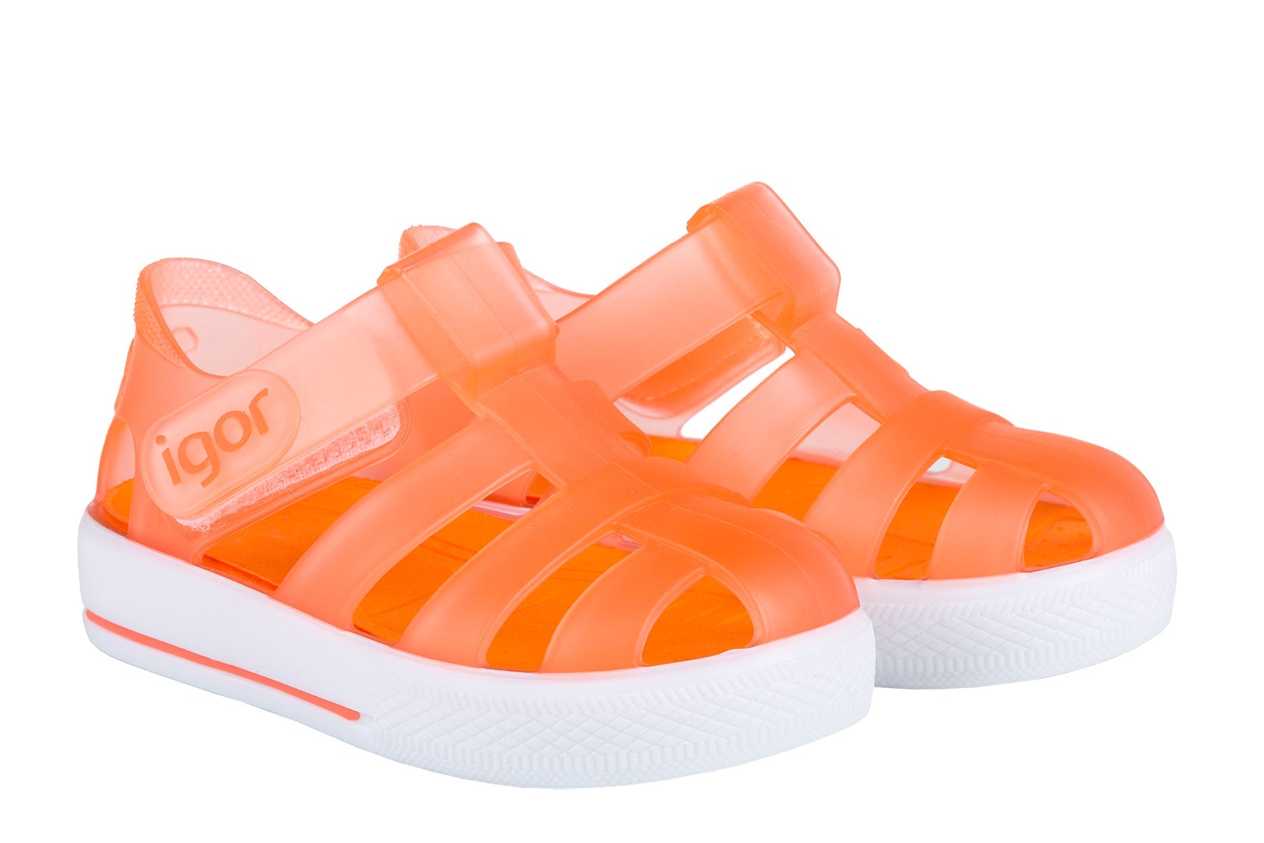 Igor S10171 Girl s and Boy s Star Sandal Naranja