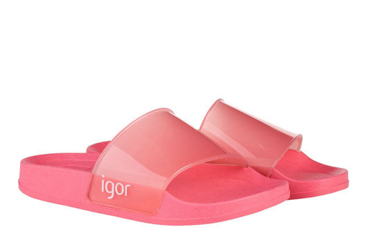 Igor S10221 Girl's Beach Cristal Sandal - Coral