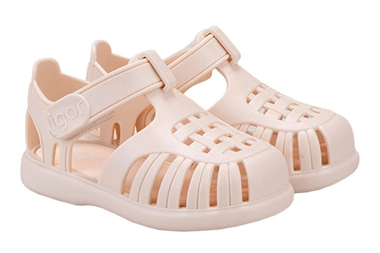 Tobby Solid Sandals - Marfil