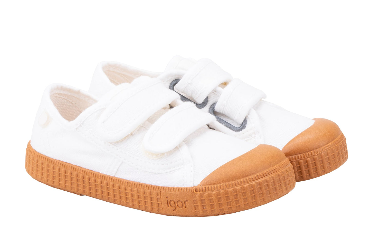 Igor Berri Velcro Caramelo Shoes - Blanco