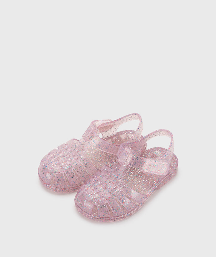 Igor 10329-385 Clasica Cristal Sandals, Tr.Rosa Multi Glitter