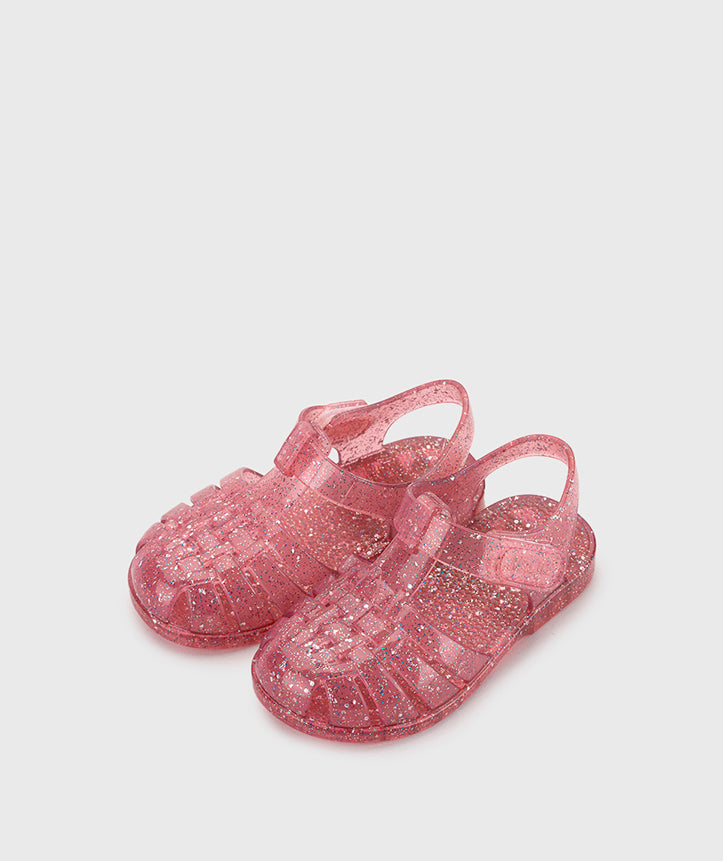 Igor 10329-387 Clasica Cristal Sandals, Tr.Fucsia Multi Glitter