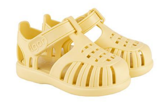 Tobby Solid Sandals - Vainilla