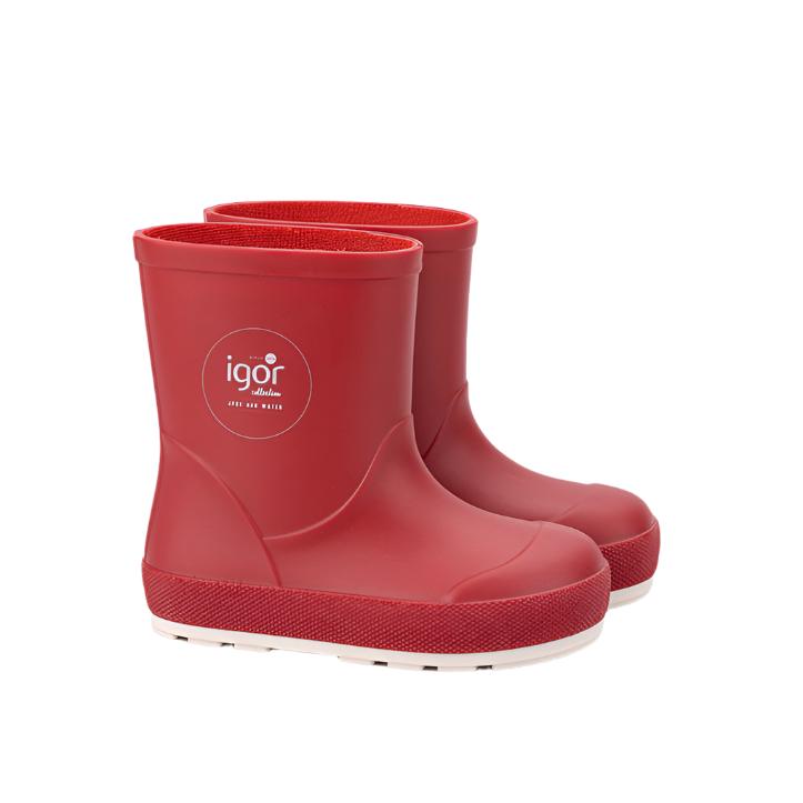 Igor Yogi Nautico Rain Boots, Rojo