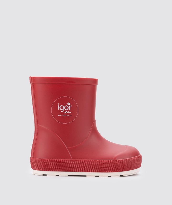 Igor Yogi Nautico Rain Boots, Rojo