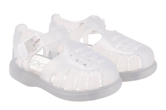 Igor S10233 Boy's and Girl's Tobby Sandal - Blanco